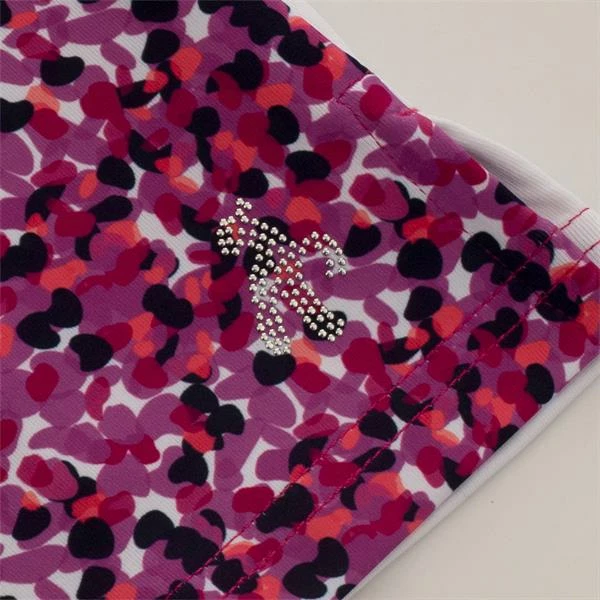 Green Lamb Ladies Ember Printed Panels Polo Shirt Petal 6 Green Lamb Ladies Ember Printed Panels Polo Shirt Petal - Image 4