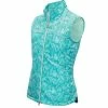 Green Lamb Ladies Kathleen Quilted Printed Gilet Palm