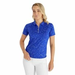 Green Lamb Ladies Kathleen Silver Foil Polo Shirt Cornflower 9 Green Lamb Ladies Kathleen Silver Foil Polo Shirt Cornflower -Cheap Footwear Store P SG22920GREENLAMBSHIRTCORNFLOWERLADIES 2 L