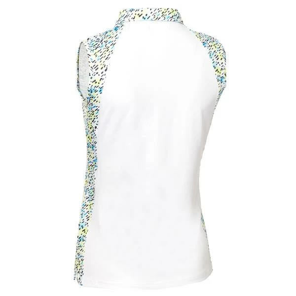 Green Lamb Ladies Katy Sleeveless Polo Shirt With Curved Seams Watermark 4 Green Lamb Ladies Katy Sleeveless Polo Shirt With Curved Seams Watermark - Image 2