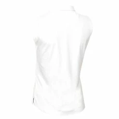 Green Lamb Ladies Kaydee Sleeveless Ripple Polo Shirt White -Cheap Footwear Store P SG22925GREENLAMBSHIRTWHITELADIES 1 L