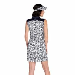 Green Lamb Ladies Kaye Sleeveless Printed Dress Lace -Cheap Footwear Store P SG22926GREENLAMBDRESSLACELADIES 3 L