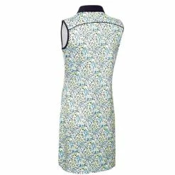 Green Lamb Ladies Kaye Sleeveless Printed Dress Watermark -Cheap Footwear Store P SG22926GREENLAMBDRESSWATERMARKLADIES 1 L
