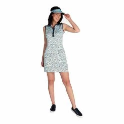 Green Lamb Ladies Kaye Sleeveless Printed Dress Watermark -Cheap Footwear Store P SG22926GREENLAMBDRESSWATERMARKLADIES 4 L