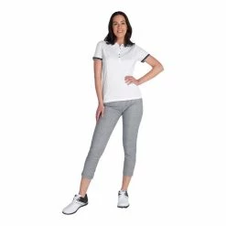 Green Lamb Ladies Kellyann Check Ankle Grazers Navy White -Cheap Footwear Store P SG22934GREENLAMBTROUSERNAVYWHITELADIES 4 L