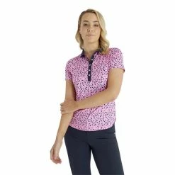 Green Lamb Ladies Melanie Printed Polo Shirt Sepa Print -Cheap Footwear Store P SG23960GREENLAMBSHIRTSEPAPRINTLADIES 2 L