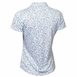 Green Lamb Ladies Melanie Printed Polo Shirt Terrazo Print -Cheap Footwear Store P SG23960GREENLAMBSHIRTTERRAZOPRINTLADIES 1 L