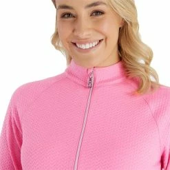 Green Lamb Ladies Molly Textured Zip Neck Top Candy -Cheap Footwear Store P SG23969GREENLAMBTOPCANDYLADIES 3 L