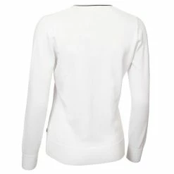 Green Lamb Ladies Madison Cable V-Neck Sweater White -Cheap Footwear Store P SG23970GREENLAMBSWEATERWHITELADIES 1 L