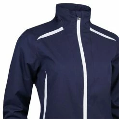 Sunderland Killy Ladies Waterproof Jacket Navy - White -Cheap Footwear Store P SUNLR49SUNDERLANDJACKETNAVYWHITELADIES 2 L
