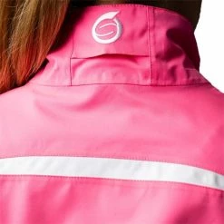 Sunderland Killy Ladies Zip Front Lightweight Panelled Waterproof Jacket Solar Pink - White -Cheap Footwear Store P SUNLR49SUNDERLANDJACKETSOLARPINKWHITELADIES 3 L