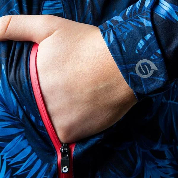 Sunderland Ladies Tech-Lite Waterproof Jacket Navy Tropic Print 5 Sunderland Ladies Tech-Lite Waterproof Jacket Navy Tropic Print - Image 3