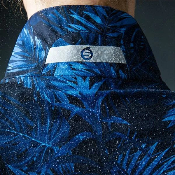 Sunderland Ladies Tech-Lite Waterproof Jacket Navy Tropic Print 6 Sunderland Ladies Tech-Lite Waterproof Jacket Navy Tropic Print - Image 4