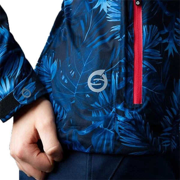 Sunderland Ladies Tech-Lite Waterproof Jacket Navy Tropic Print 7 Sunderland Ladies Tech-Lite Waterproof Jacket Navy Tropic Print - Image 5