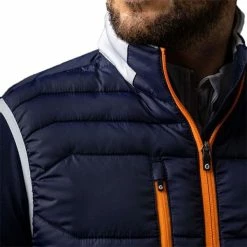 Sunderland Gents Anton Zip Front Padded Stretch Panel Performance Gilet Navy - Silver - Lava -Cheap Footwear Store P SUNMC82SUNDERLANDGILETNAVYSILVERLAVAGENTS 2 L