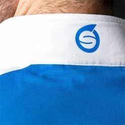 Sunderland Gents Arizona Zip Neck Thermal Panelled Fleece Showerproof Midlay Lightning Blue - White -Cheap Footwear Store P SUNMC87SUNGENTSARIZONATHERMFLEECEMIDBLUEWHITE 3 L