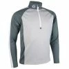 Sunderland Gents Aspen Zip Neck Raglan Panelled Showerproof Midlayer Silver - Gunmetal - White -Cheap Footwear Store P SUNMM39SILGUNWHGENTSAW18 L