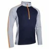 Sunderland Gents Aspen Zip Neck Raglan Panelled Showerproof Midlayer Navy - Silver - Lava 2 Sunderland Gents Aspen Zip Neck Raglan Panelled Showerproof Midlayer Navy - Silver - Lava -Cheap Footwear Store P SUNMM39SUNDERLANDMIDLAYERNAVYSILVERLAVAGENTS L