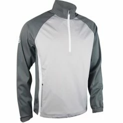 Sunderland Gents Nevis Windshirt Silver - Gunmetal - White