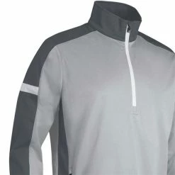 Sunderland Gents Nevada Zip Neck Contrast Panelled Showerproof Windshirt Silver - Gunmetal - White -Cheap Footwear Store P SUNMW86SUNDERLANDWINDSHIRTSILVERGUNWHITEGENTS 1 L