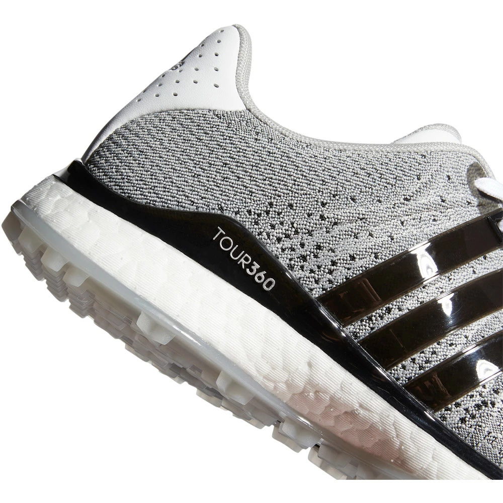 Adidas Men's Tour 360 XT-SL Textile Mens Golf Shoes - White/Black/Grey - 9 5 Adidas Men's Tour 360 XT-SL Textile Mens Golf Shoes - White/Black/Grey - 9 - Image 3