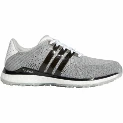 Adidas Men's Tour 360 XT-SL Textile Mens Golf Shoes - White/Black/Grey - 9