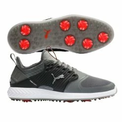 Other Puma Ignite PWRADAPT Caged Golf Shoes White / Peacoat / Red 9 M
